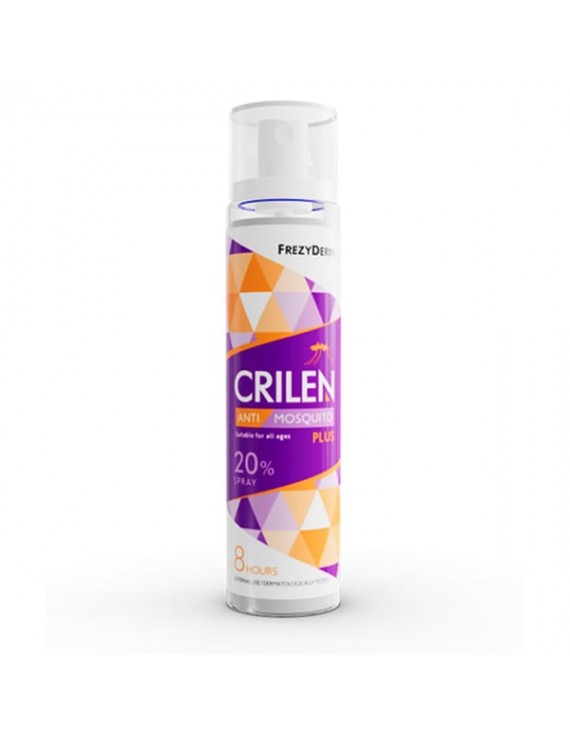 Frezyderm Crilen Anti-Mosquito Spray Plus Ενυδατικό Σπρέυ Κατά των Κουνουπιών με 20% IR3535, 100ml