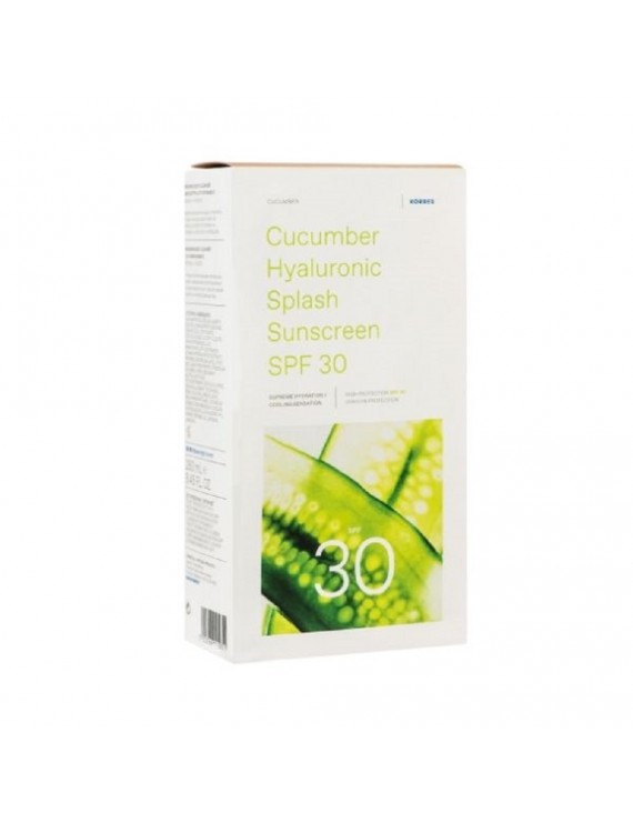 Korres Promo Cucumber & Hyaluronic Splash Sunscreen SPF30, 150ml & Αφρόλουτρο Αγγούρι Bamboo, 250ml