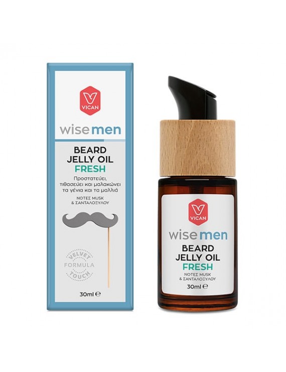 Wise Men Beard Jelly Oil Fresh Λαδάκι για τη Γενειάδα & τα Μαλλιά, 30ml