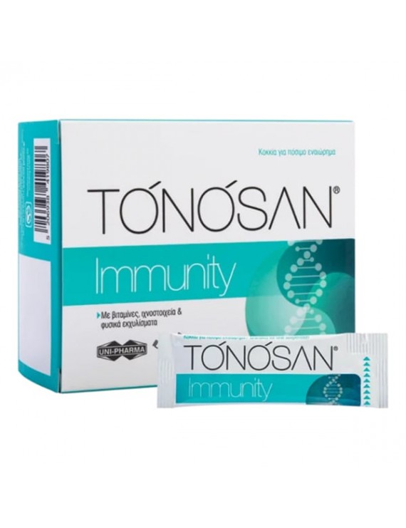 Tonosan Immunity Συμπλήρωμα Διατροφής για Ενίσχυση του Ανοσοποιητικού, 20 φακελίσκοι