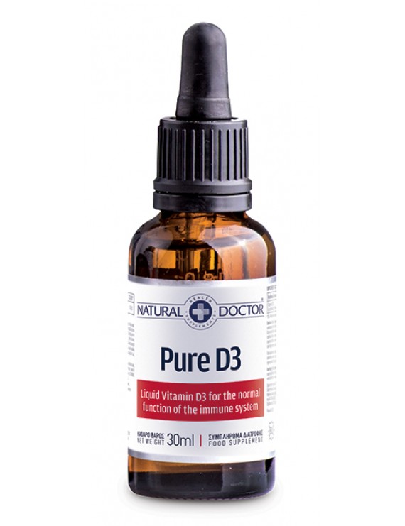 Natural Doctor Pure 2000iu Βιταμίνη D3 Σε Υγρή Μορφή 30ml