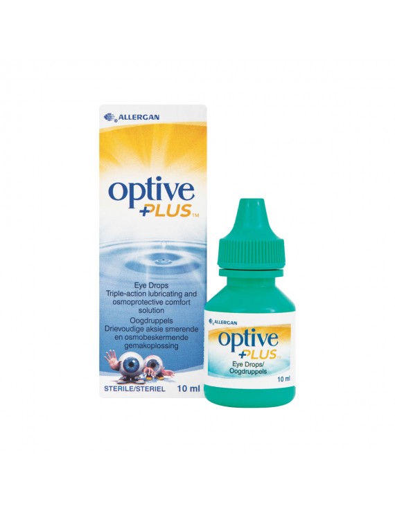 Optive Plus Λιπαντικές Οφθαλμικές Σταγόνες Τριπλής Δράσης , 10ml