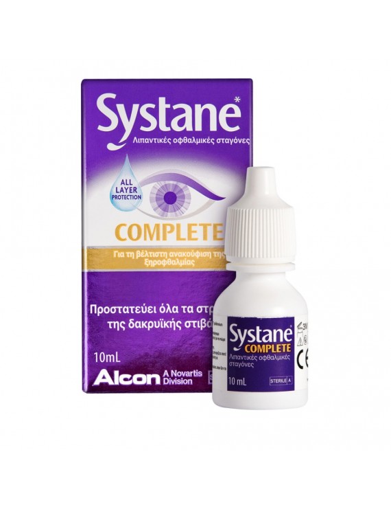 ALCON Systane Complete Οφθαλμικές Σταγόνες 10ml 