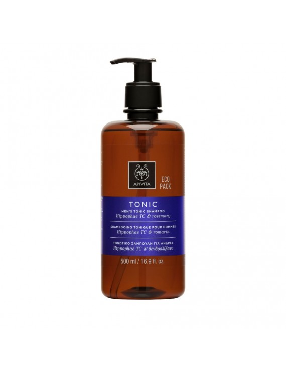 Apivita Men's Tonic Shampoo With Hippophae TC & Rosemary Τονωτικό Σαμπουάν Κατά της Τριχόπτωσης για Άνδρες 500ml