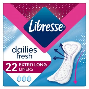 Libresse Dailies Fresh Extra Long Σερβιετάκια, 22τεμ