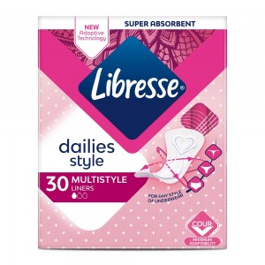 Libresse Daily Fresh Multistyle Normal Σερβιετάκια, 30τεμ