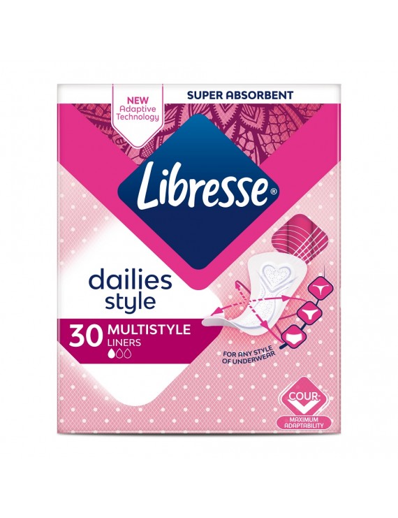 Libresse Daily Fresh Multistyle Normal Σερβιετάκια, 30τεμ