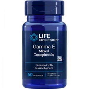 Life Extension Gamma Ε Tocopherol with Sesame Lignans Καταπολέμηση της Γήρανσης 60 softgels