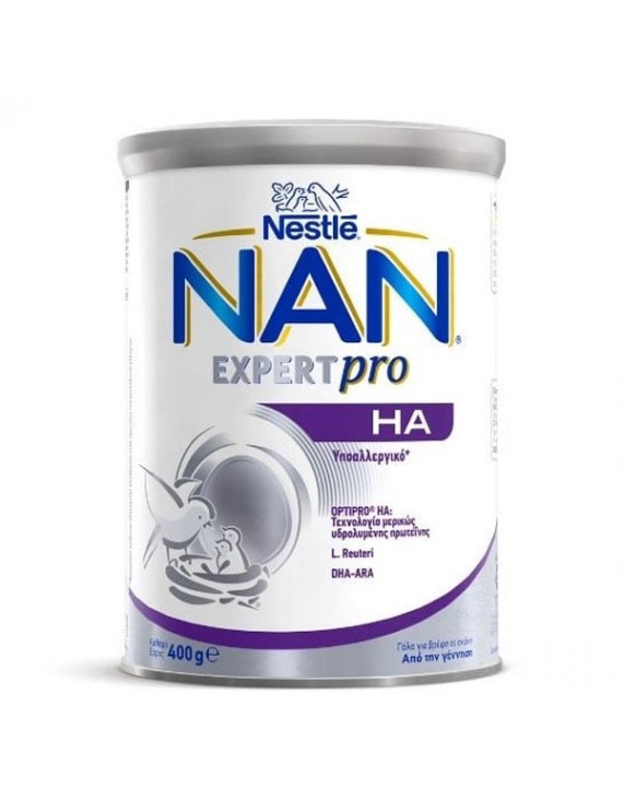 Nestle Nan Expert Pro HA Υποαλλεργικό Βρεφικό Γάλα Από την Γέννηση (0m+), 400gr