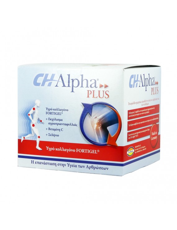 CH-ALPHA PLUS Fortigel Υδρολυμένο Κολλαγόνο μια μοναδική συλλογή πρωτεϊνών και αμινοξέων, 30 amp x 25 ml