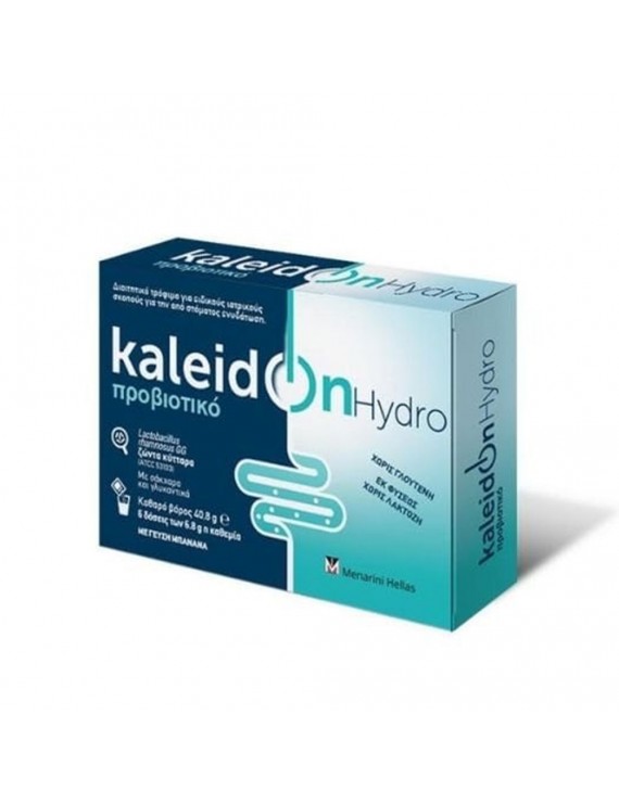 Kaleidon Hydro Προβιοτικά & Ηλεκτρολύτες με Γεύση Μπανάνα, 6φακελάκια x 6,8g