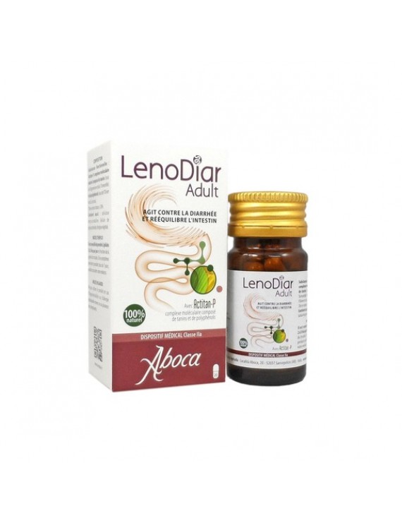 Lenodiar Adult Συμπλήρωμα Διατροφής για την αντιμετώπιση της Οξείας Διάρροιας, 20 caps