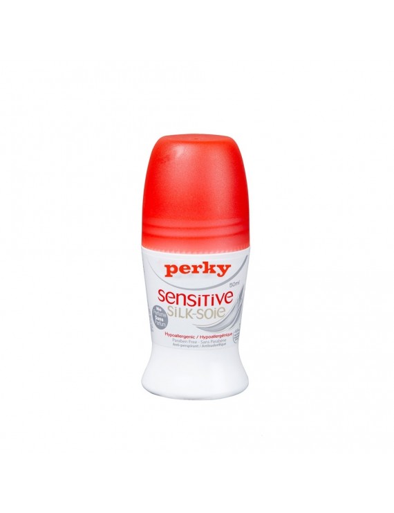 Perky sensitive silk Aποσμητικό χωρίς άρωμα.50ml