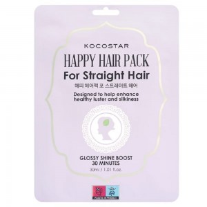 Kocostar Happy Hair Pack for Straight Hair Μάσκα για Ίσια Μαλλιά, 1τεμ