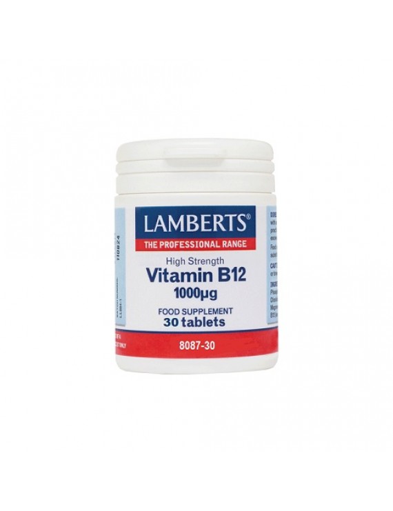 LAMBERTS - Vitamin B12 1000μg - 30tabs