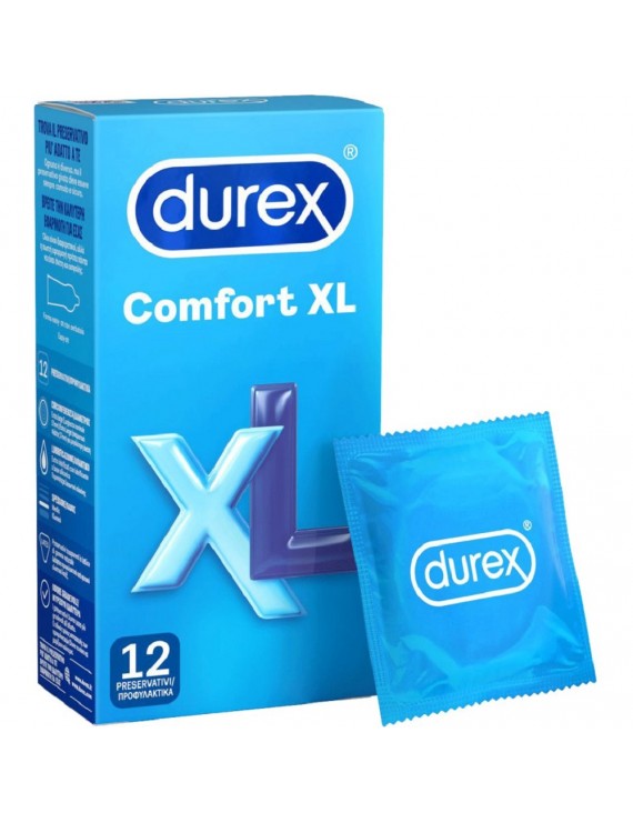 Durex Classic XL Προφυλακτικά για Άνετη Εφαρμογή, 12τεμ