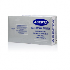 ASEPTA Examination Gloves Powder free 100ΤΜΧ Μedium