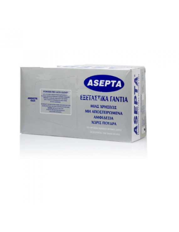 ASEPTA Examination Gloves Powder free 100ΤΜΧ Μedium