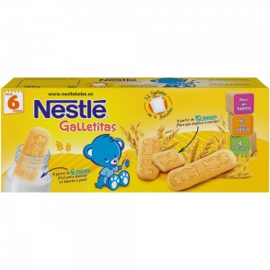 Nestle Βρεφικά Μπισκοτάκια με Βιταμίνες, Σίδηρο & Ασβέστιο 6m+, 180g