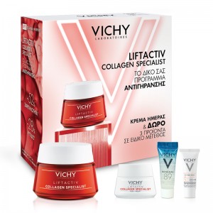 Vichy Liftactiv Collagen Specialst Κρέμα Προσώπου 50ml & 3 Δώρα σε Ειδικό Μέγεθος