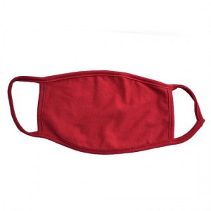 Υφασμάτινη Βαμβακερή Μάσκα Προστασίας Κοκκινη 1 τμχ