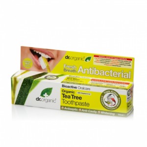 Dr.Organic Tea Tree Toothpaste Antibacterial Αντιδακτηριακή Οδοντόπαστα με Βιολογικό Τεϊόδεντρο 100 ml
