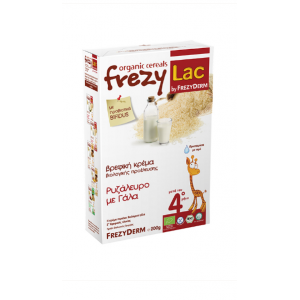 Frezylac Organic Cereals Ρυζάλευρο με Γάλα 200gr