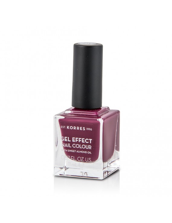 KORRES - GEL EFFECT Nail Colour No74 Berry Addict - 11ml