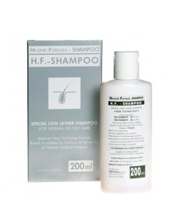 Helsinki Formula [H.F.] Shampoo Σαμπουάν κατά της Τριχόπτωσης, για Κανονικά & Λιπαρά Μαλλιά, 200 ml