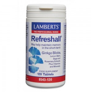 LAMBERTS – Refreshall - 120tabs Ενίσχυση μνήμης 