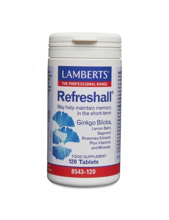 LAMBERTS – Refreshall - 120tabs Ενίσχυση μνήμης 