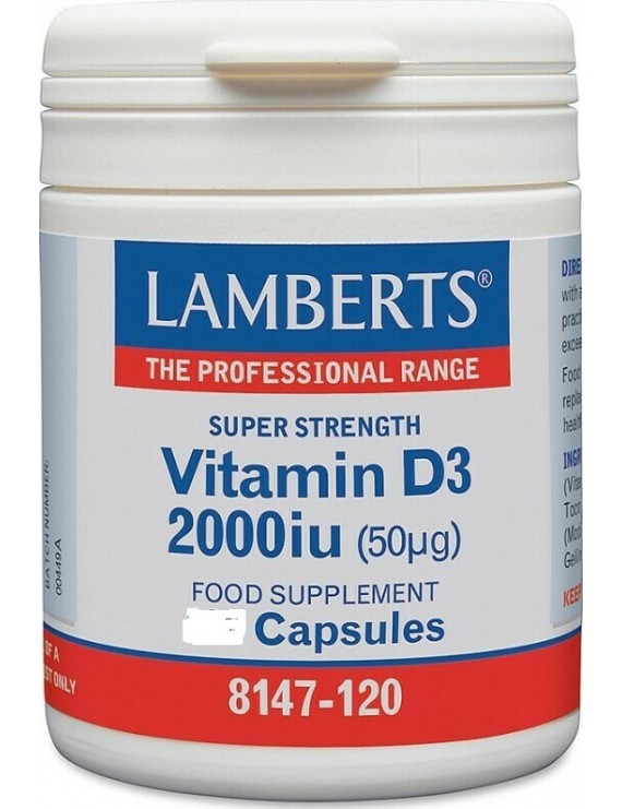 Lamberts Vitamin D3 2000iu 60 caps