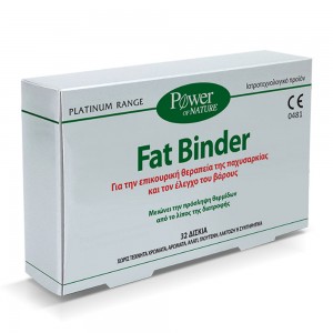 Power Of Nature Platinum Fat Binder Συμπλήρωμα Διατροφής για Έλεγχο Βάρους, 32 tabs