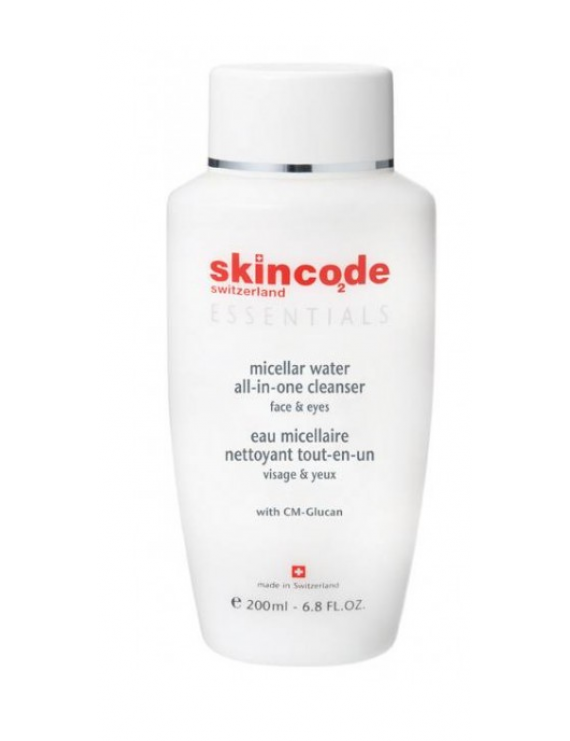Skincode Micellar water all-in-one cleanser Καθαριστικό Νερό για Πρόσωπο και Μάτια 200ml