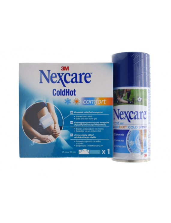 ColdΗot Comfort ColdHot Therapy 11cm x 26cm και ΔΩΡΟ Nexcare ColdHot Cold Spray 150ml