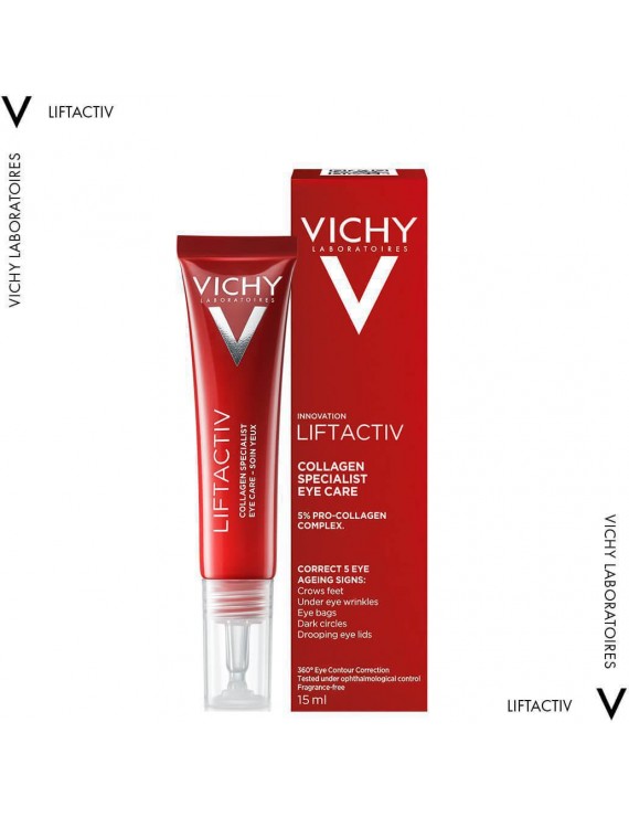 Vichy Liftactiv Collagen Specialist Eye Care-Αντιγηραντική Κρέμα Ματιών, 15ml