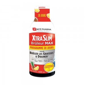 Forte Pharma XtraSlim Burner Max, Συμπυκνωμένο Ισχυρό Τονωτικό Υγρό Καύσεων, 500ml.