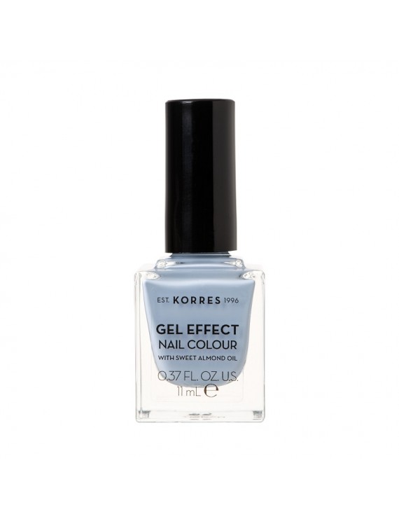 Korres Nail Colour Gel Effect with Almond Oil Salt Water-Βερνίκι Νυχιών No38, 11ml