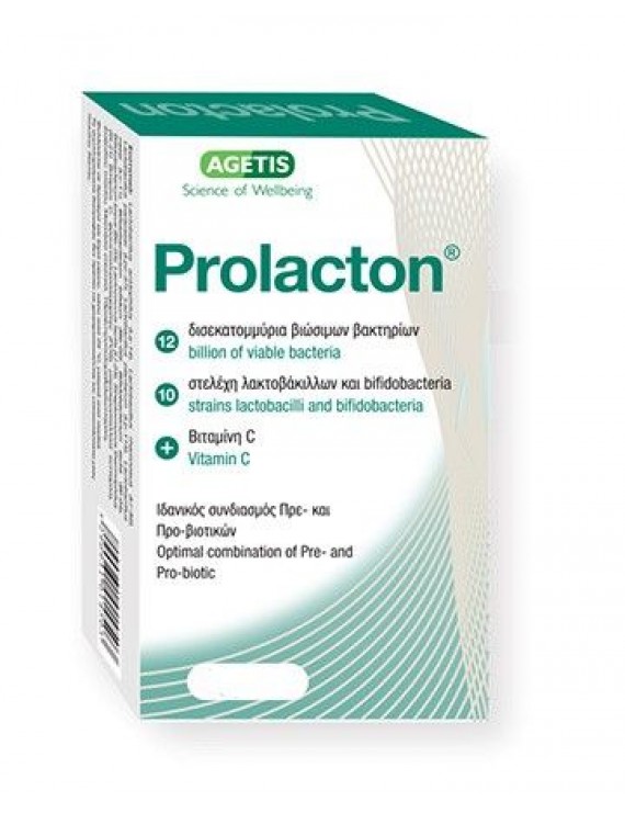 Agetis Prolacton Συνδυασμός Πρεβιοτικών και Προβιοτικών | 30caps
