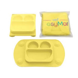 Mini Easymat Mini- Πιατο/Σουπλα σιλικονης με βεντουζες και καπακι