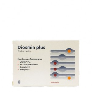 Epsilon Health Diosmin Plus Συμπλήρωμα Διατροφής με Φλαβονοειδή για την Υγεία των Φλεβών, 30Δισκία