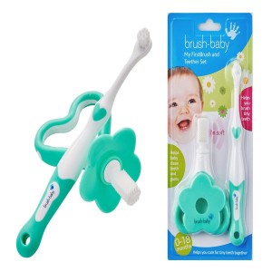 Baby Brush FirstBrush and Teether Set 0-18 μηνών