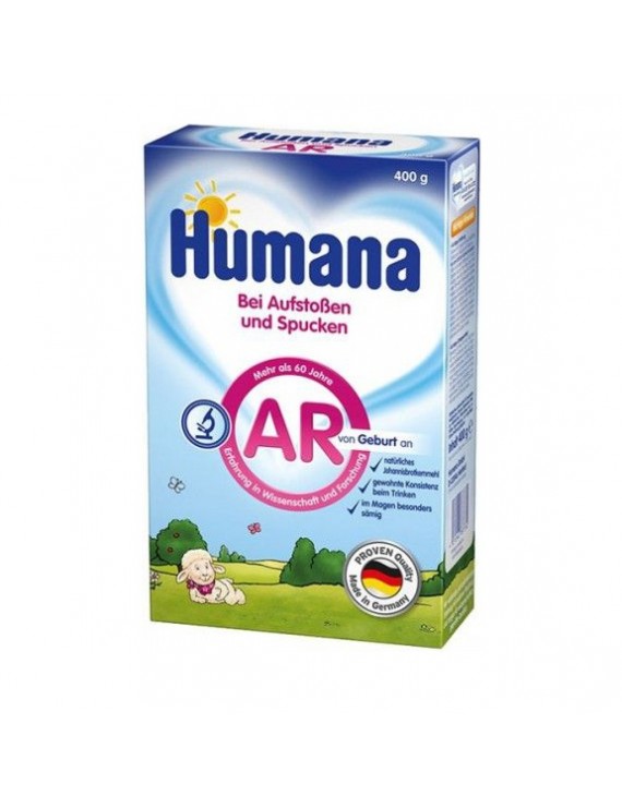Humana AR, Αντιαναγωγικό Γάλα για Βρέφη,Χάρτινη Συσκευασία 400 gr