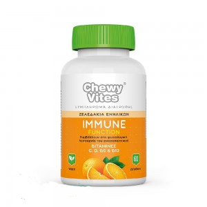 Vican Chewy Vites Adults Immune Function Vitamin C, D, B6 & B12  για Ενίσχυση Ανοσοποιητικού σε Ζελεδάκια , 60 gummies