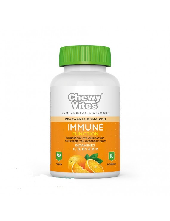 Chewy Vites Adults Immune Function Vitamin C, D, B6 & B12  για Ενίσχυση Ανοσοποιητικού σε Ζελεδάκια , 60 gummies