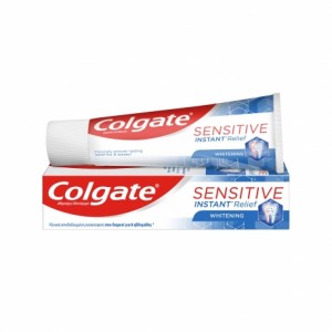 Colgate Sensitive Instant Relief Whitening για Ανακούφιση από τον Πόνο της Ευαισθησίας & Φυσικά Λευκό Χαμόγελο, 75ml