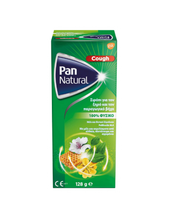 Pan Natural Cough Syrup For Dry & Productive Cough 128gr