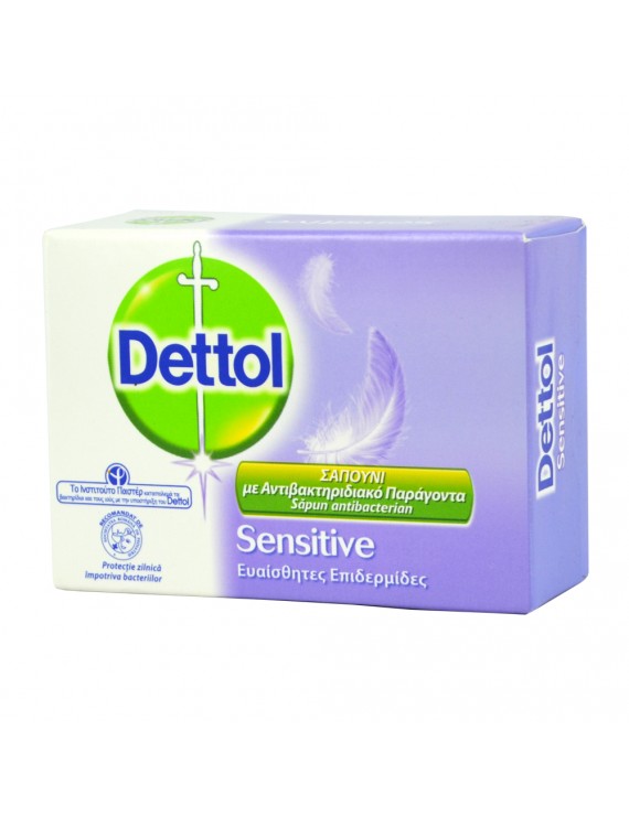 Dettol - Αντιβακτηριδιακό σαπούνι sensitive - 100gr