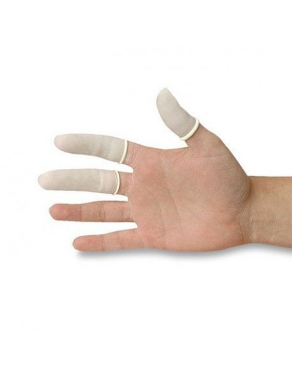 MEDICO Δάχτυλα Ελαστικά πουδρέ για Τραύματα Δακτύλων (Συσκευασία 30 τεμαχίων)