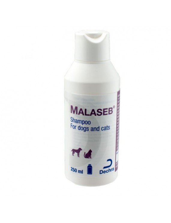 Malaseb Shampoo, 250ml Κτηνιατρικά Σαμπουάν για σκύλους & γάτες 